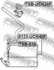 FEBEST TSB-UCK30F Stabiliser Mounting
